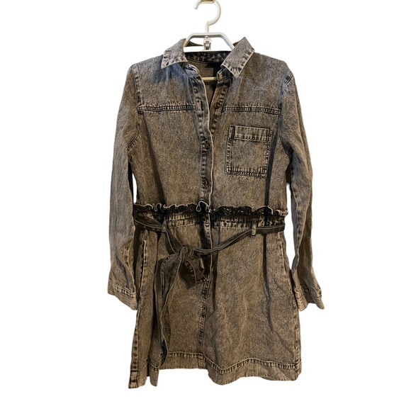 Who What Wear Black Washed Jean Dress NWT - Picture 1 of 4